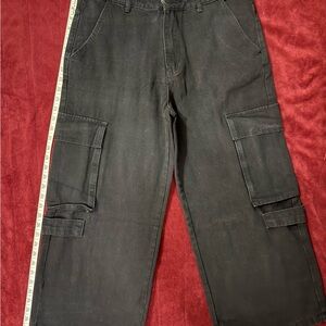 Men's Black Cargo Pants
